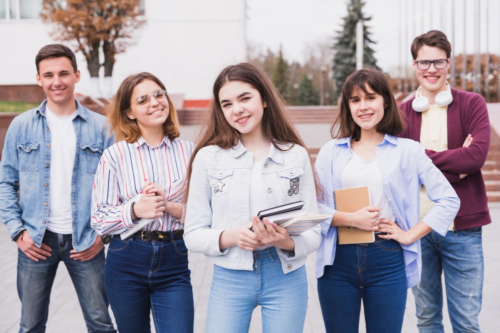 Team of our German language institute's students