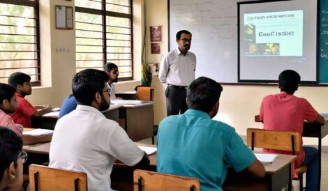 german language training institute classroom