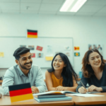 students learning German Listening Skills