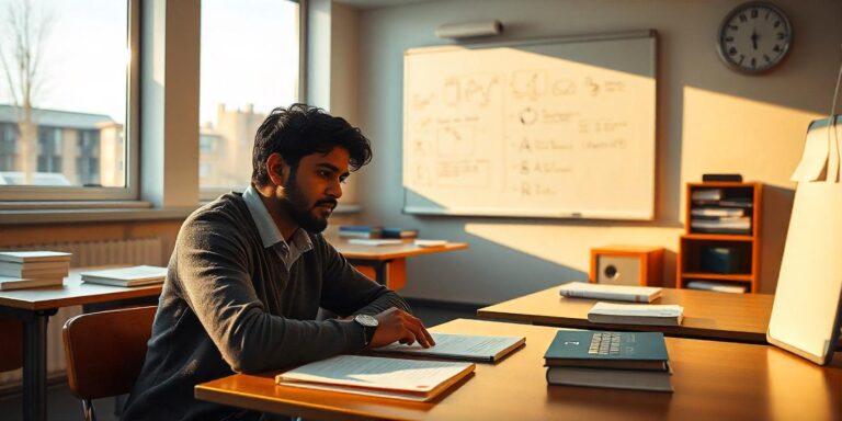 mbbs student sat in the library