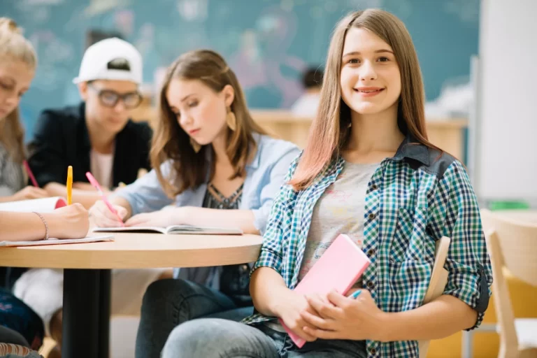 Students learning German at a leading German language institute in Kerala