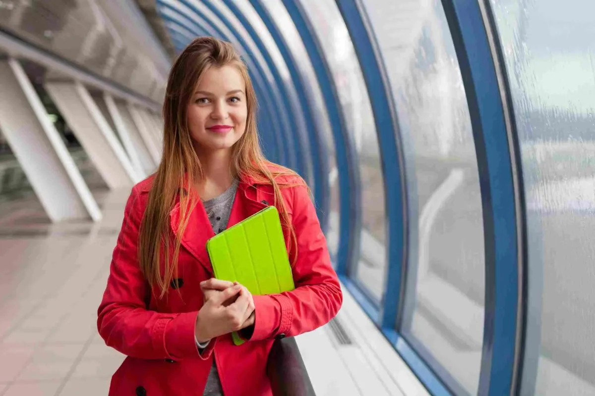 Confident student at one of the German language institute in Kerala,