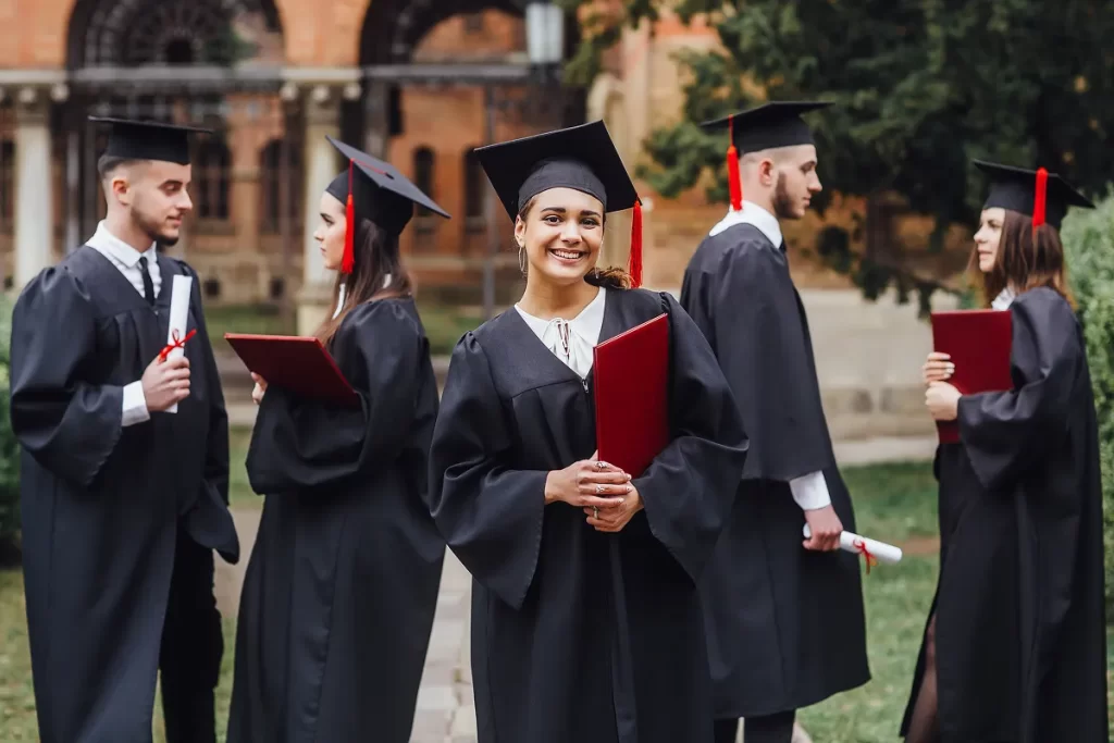 Student confidently holding study materials, representing Kerala’s best German language institute in Cochin offering expert German language training