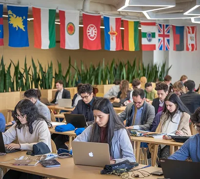 Students attending top German classes in Kerala