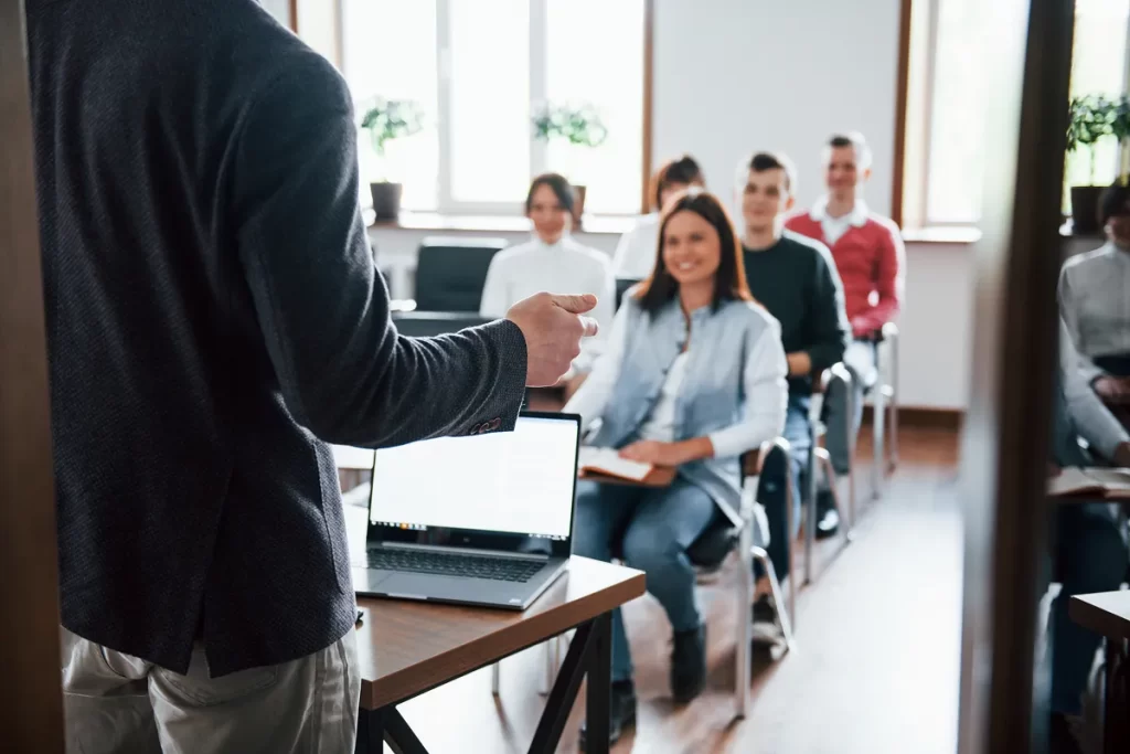 Students receiving training at a top German coaching institute in Kerala